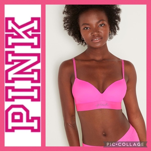 *SOLD* Victoria’s Secret PINK Wear Everywhere Wireless Push Up Bra - Picture 1 of 6